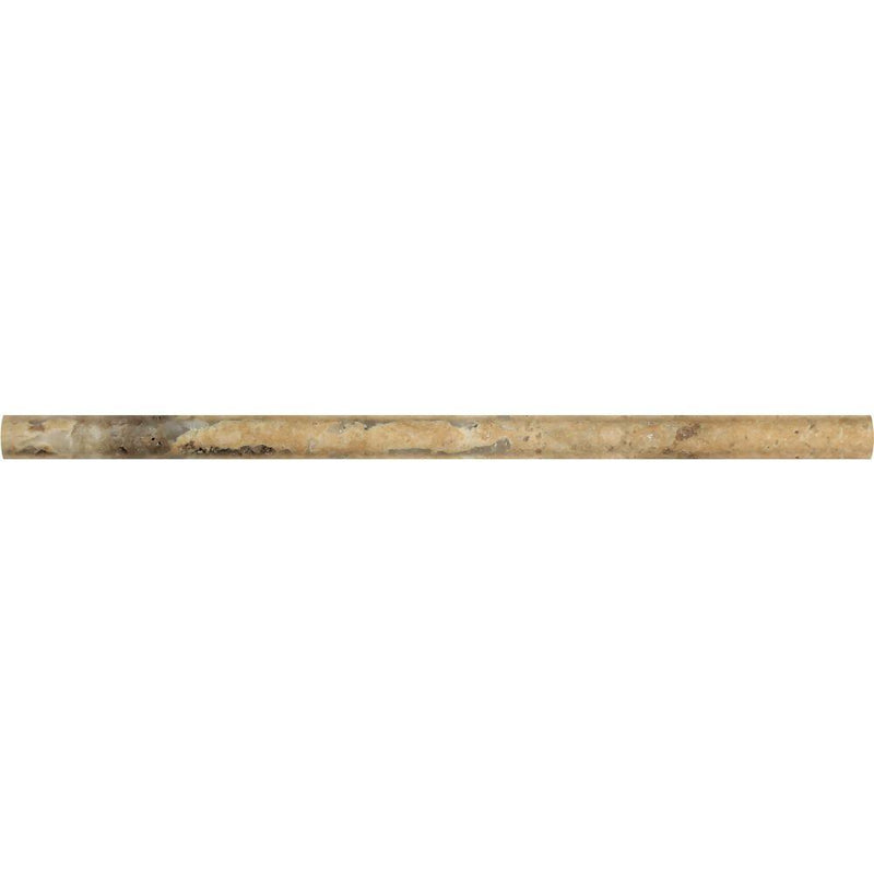 1/2x12 Honed Philadelphia Travertine Pencil Liner