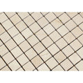 1 x 1 Polished Crema Marfil Marble Mosaic Tile