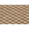 1 x 2 Tumbled Noce Travertine Diamond Mosaic Tile