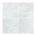 12 x 12 Honed Bianco Carrara Marble Tile