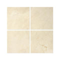 18 x 18 Honed Crema Marfil Marble Tile - Premium