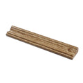 2 x 12 Honed Noce Exotic (Vein-Cut) Travertine Crown Molding