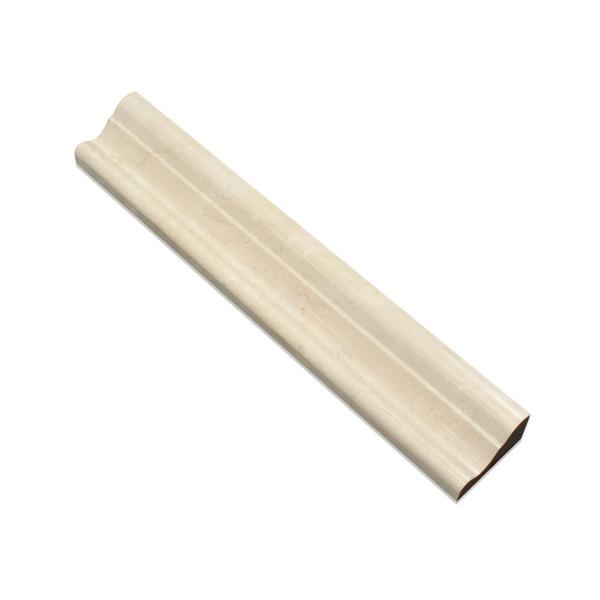 2 x 12 Polished Crema Marfil Marble Crown Molding