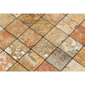 2 x 2 Polished Scabos Travertine Mosaic Tile