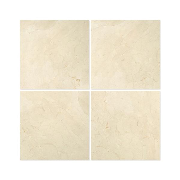 24 x 24 Polished Crema Marfil Marble Tile - Standard