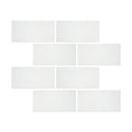3 x 6 Honed Thassos White Marble Tile