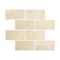 3 x 6 Polished Crema Marfil Marble Tile