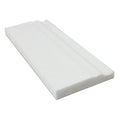 4 3/4 x 12 Polished Thassos White Marble Baseboard Trim