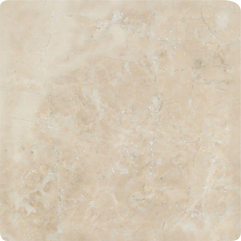 4x4 Tumbled Cappuccino Marble Tile