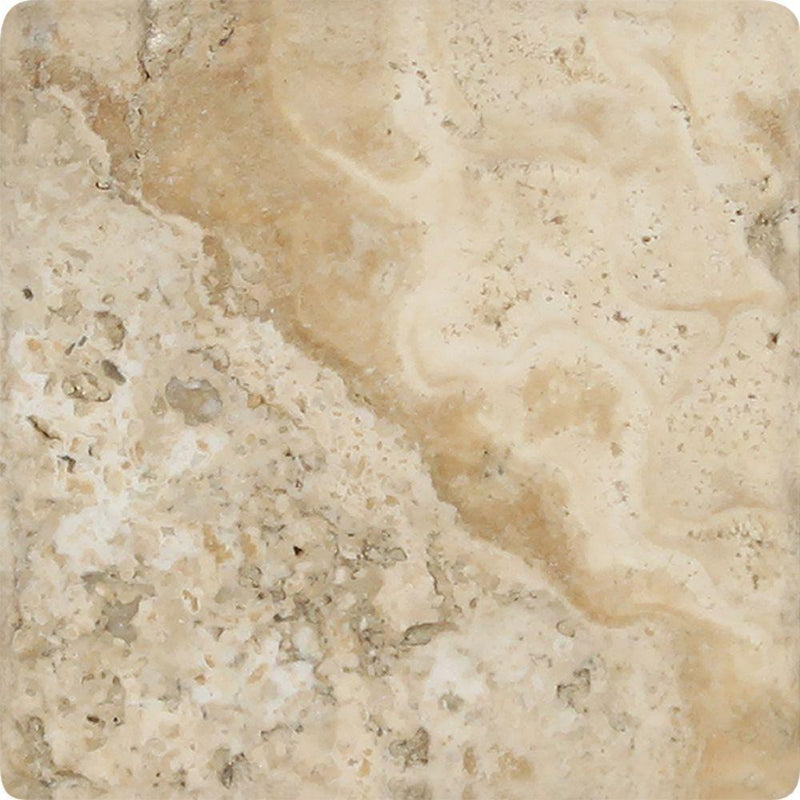 4x4 Tumbled Philadelphia Travertine Tile