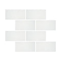 6 x 12 Honed Thassos White Marble Tile