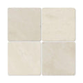 6 x 6 Tumbled Crema Marfil Marble Tile