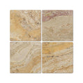 6 x 6 Tumbled Valencia Travertine Tile