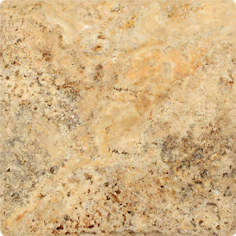 6x6 Tumbled Scabos Travertine Tile