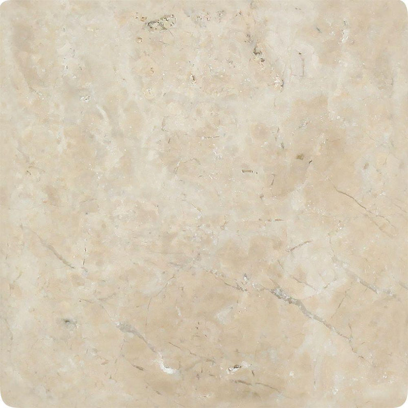 6x6 Tumbled Cappuccino Marble Tile