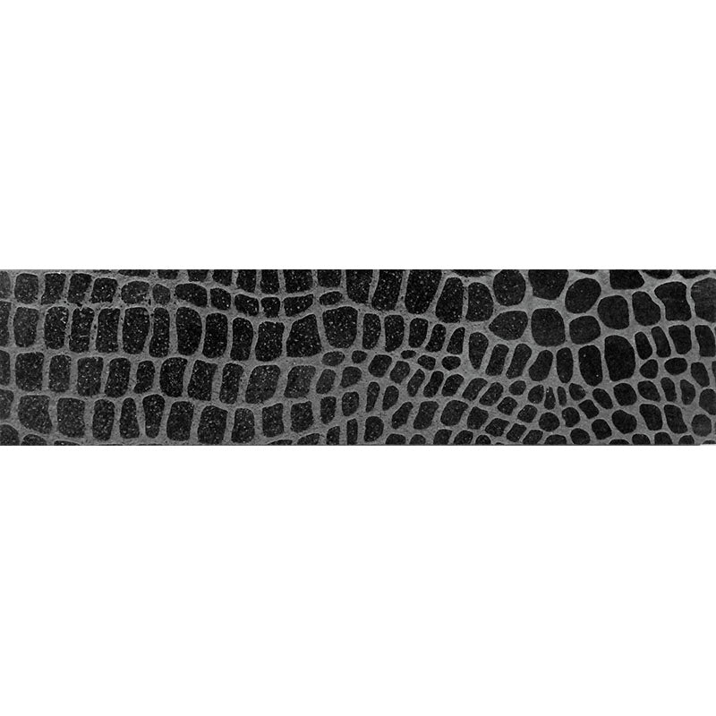 ARTISTIC ETCHED ALLIGATOR BLACK