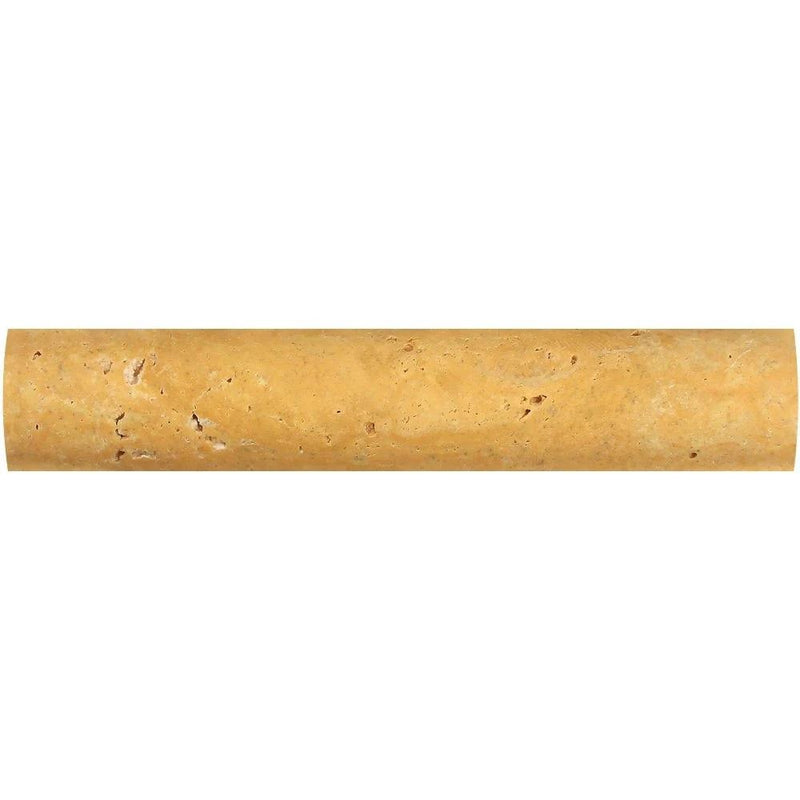 1x6 Honed Gold Travertine Quarter Round Trim