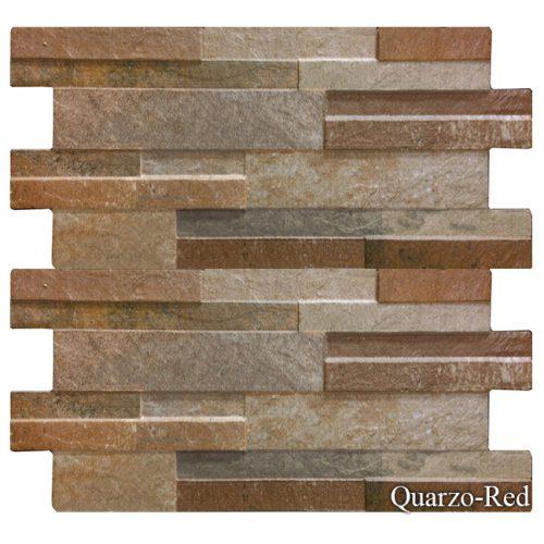 Quarzo Red 6 1/4″ x 16″ Pool Tile Series