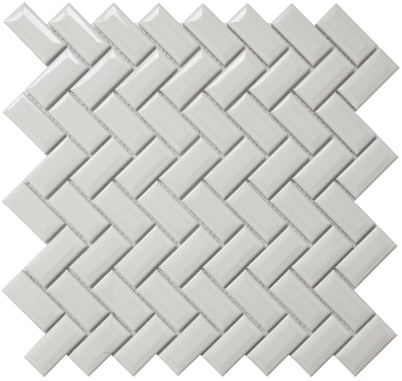 CC MOSAICS WH 12X12 MOS.DIAMOND HERRING..