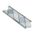 Bianco Carrara Polished Marble Lantern Border (Carrara w/ Blue-Gray)