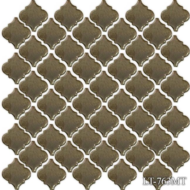 Lantern Metallic Platinium 2 x 2 Pool Tile Series
