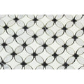 Thassos White Polished Marble Florida Flower Mosaic Tile (Carrara + Thassos (Oval) + Black (Dots))